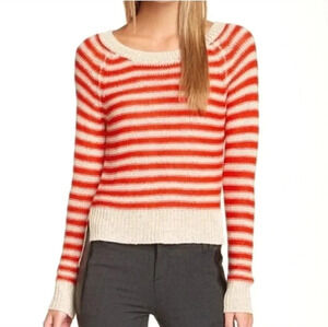 BCBG MAXAZRIA Striped Knitted Sweater